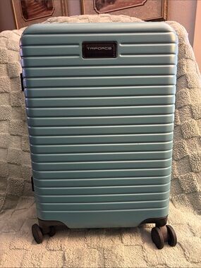 Triforce Seafoam Blue Hardside Carry-On Travel Bag